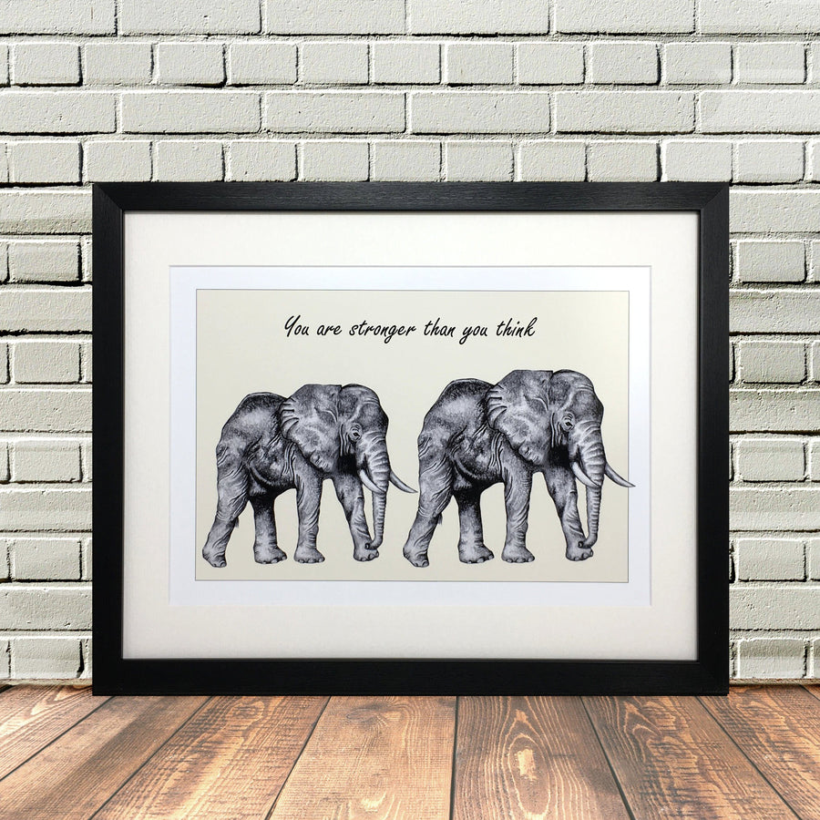 Elephant Sketch Print