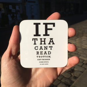 Yorkshire Funny Opticians Coaster