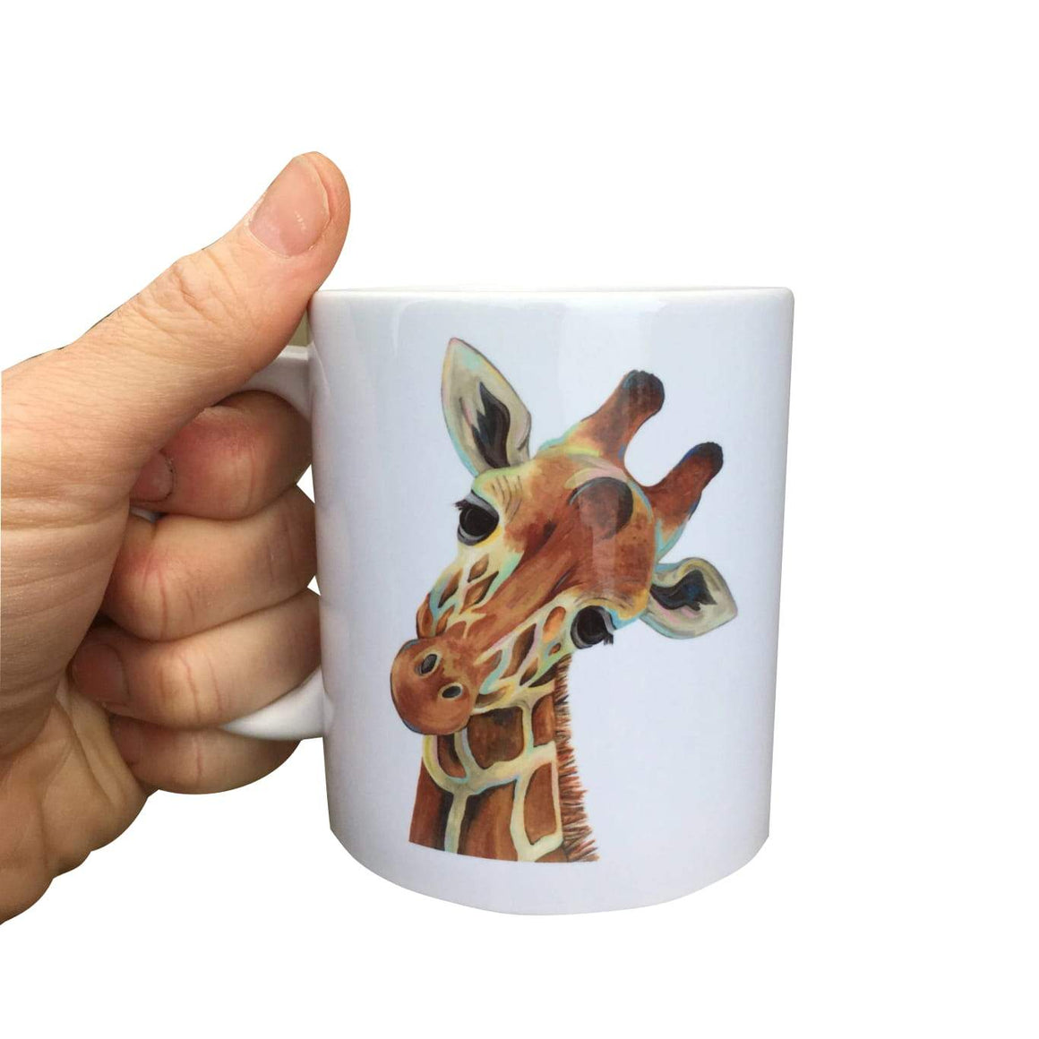 Painted Giraffe Mug (Can be personalised)