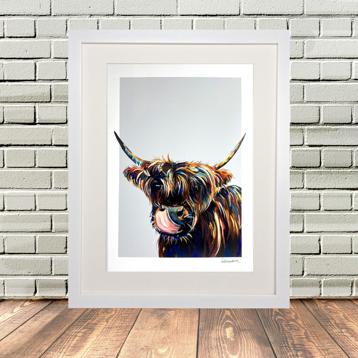 Highland Cow Picture painting