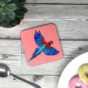 Painted Parrot Coaster