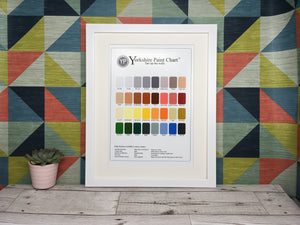 Funny Yorkshire Print 'Paint Chart'