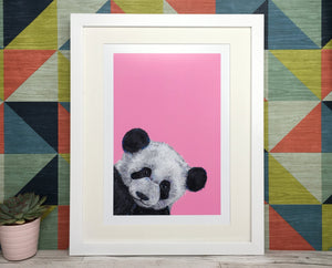 Panda Painting Print
