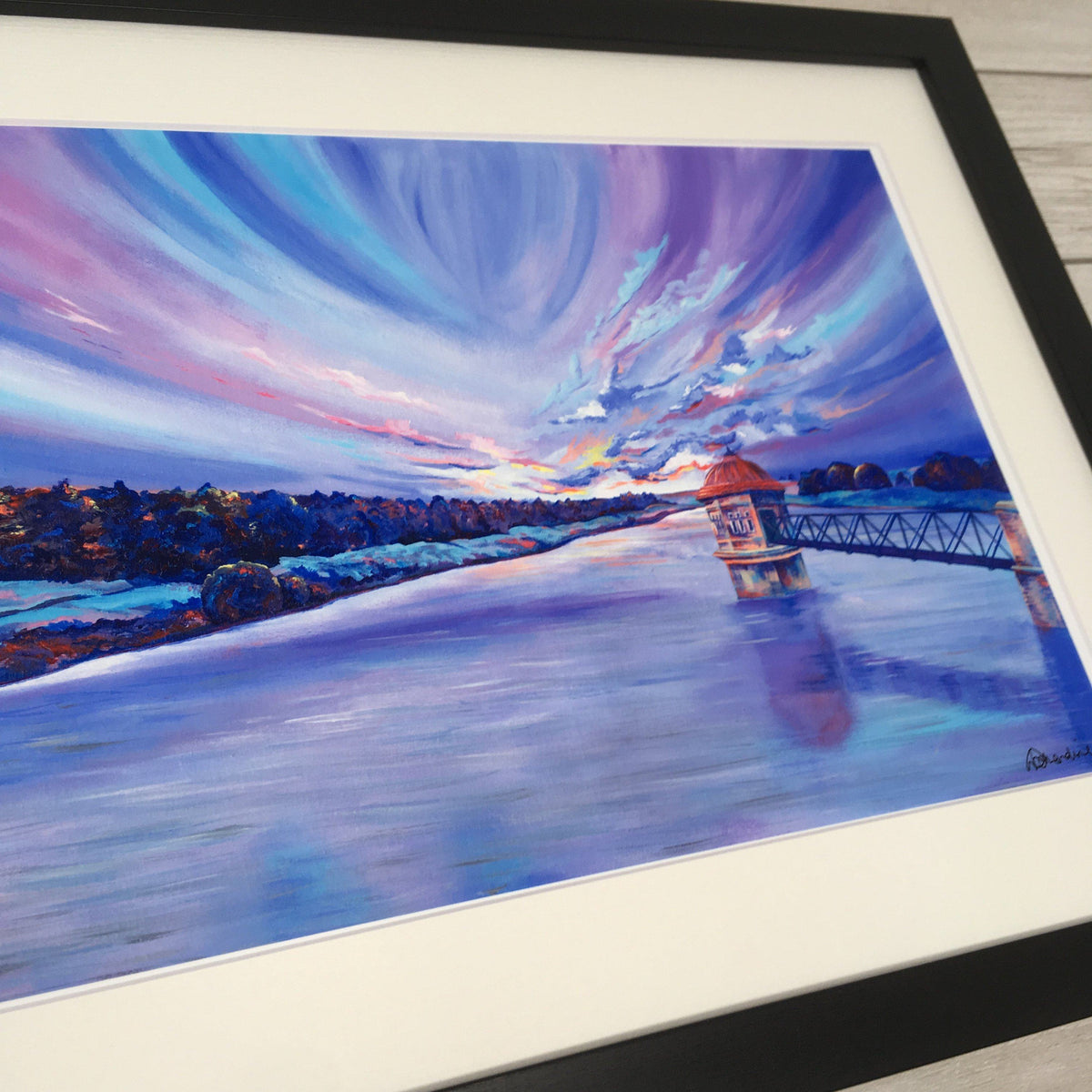 Stanbury, Yorkshire Reservoir Framed Print – Unframed Print