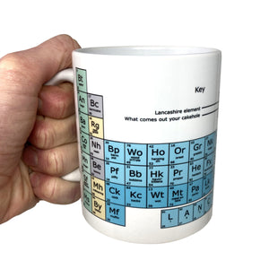 Lancashire Funny Mug Periodic Table