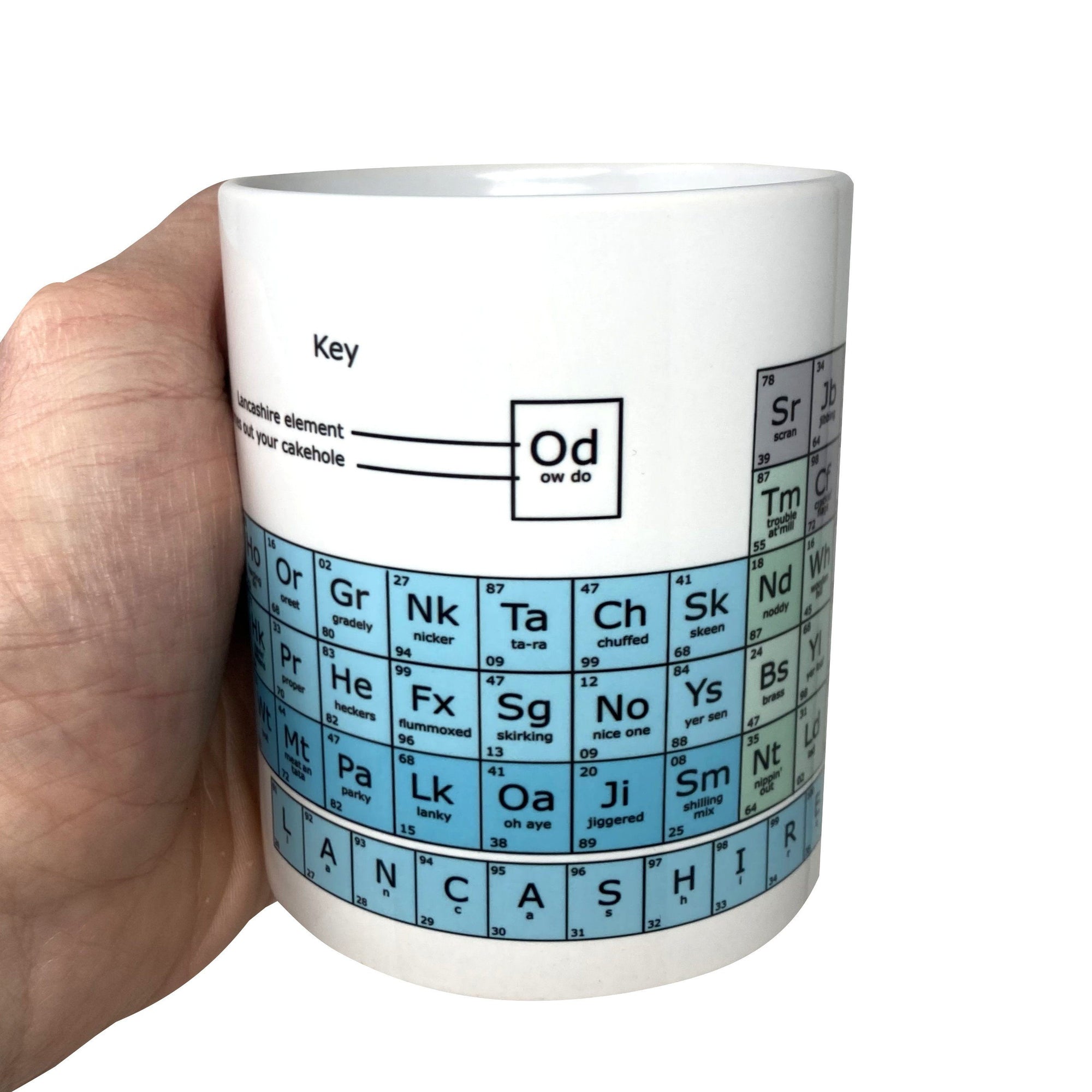 Lancashire Funny Mug Periodic Table