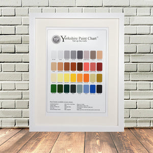 Funny Yorkshire Paint Colour Chatt Print