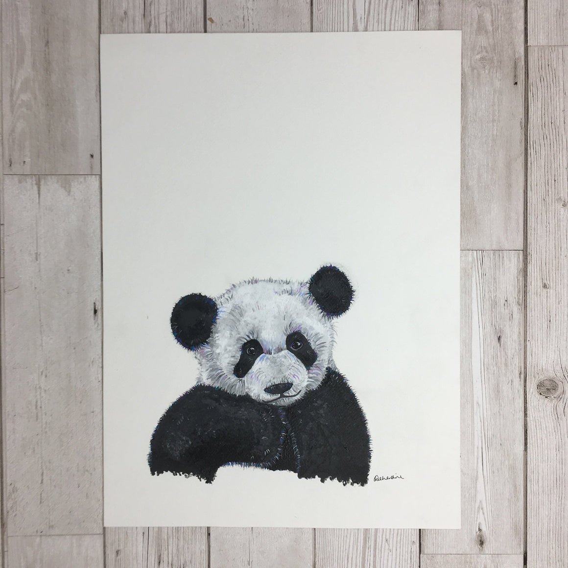 Panda Painting Original Artwork