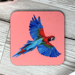 Painted Parrot Coaster