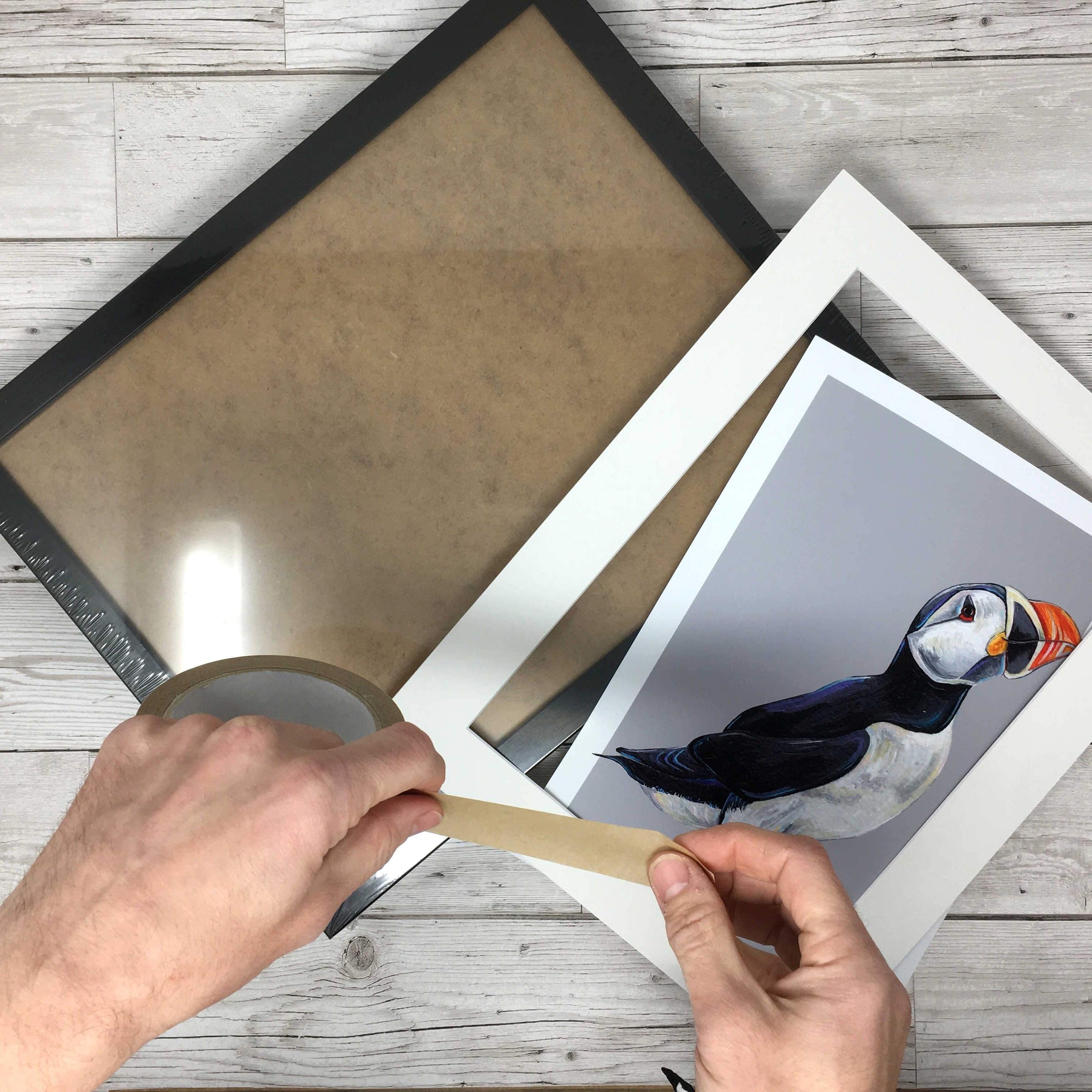 White Cockapoo Dog Print