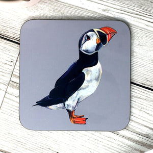 Painted Puffin Coaster