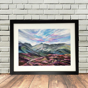 Lake District Hills Framed print