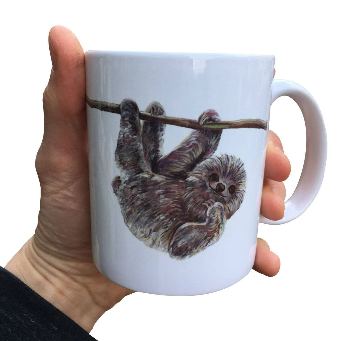 Painted Sloth Mug (Can be personalised)