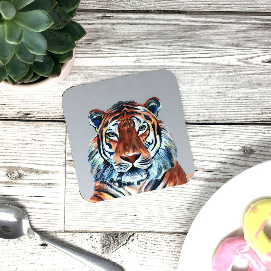 Painted Tiger Mug (Can be personalised)