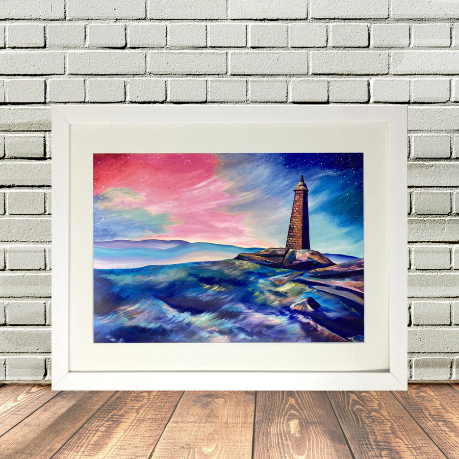 Wainman's Pinnacle Sutton-in Craven , North Yorkshire Framed print