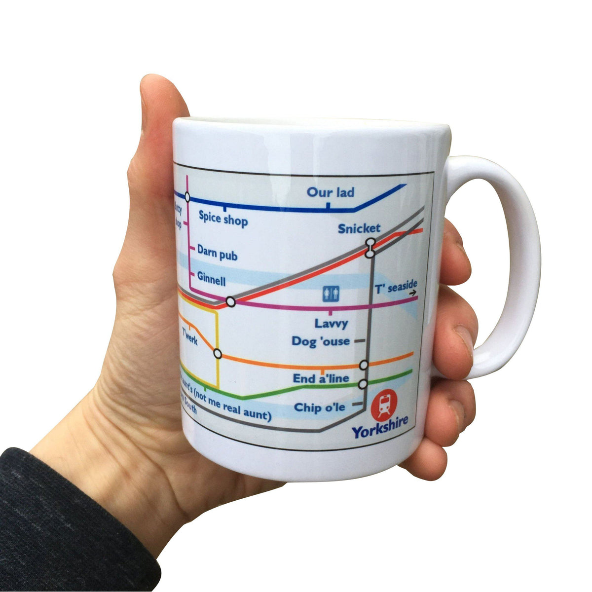 Yorkshire Tube Underground Mug – Mug & Coaster