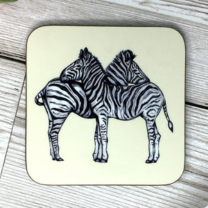 Zebra Sketched Coaster - 2 Colours