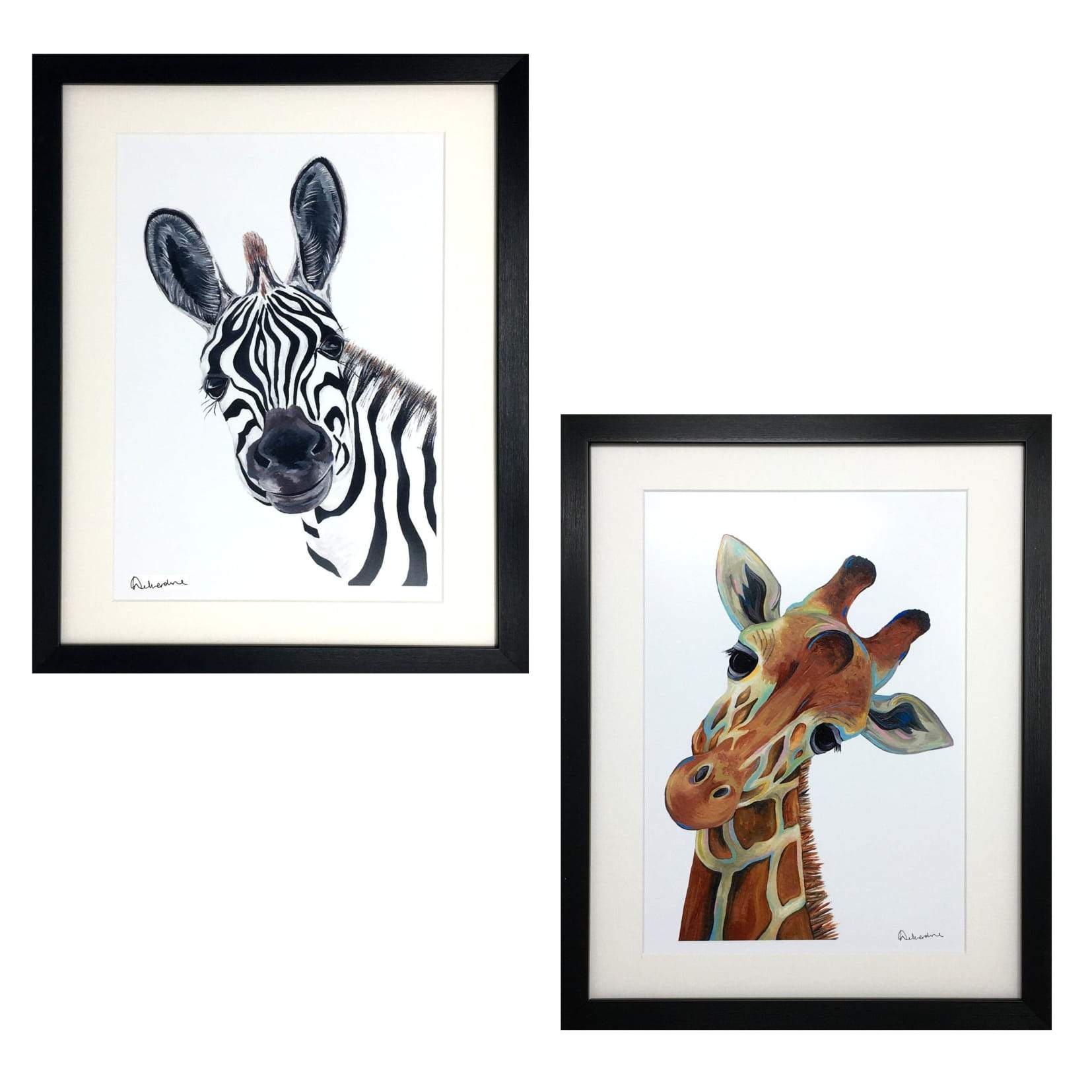 Colourful Giraffe Print