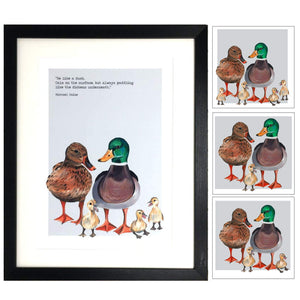 Duck Mallard Print