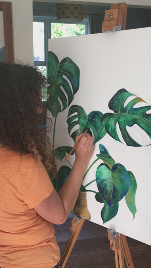 Monstera Plant Botanical Flower Print