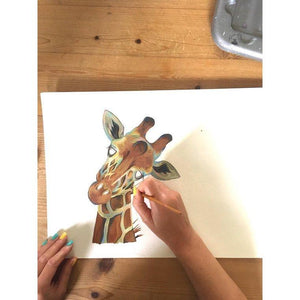 Colourful Giraffe Print