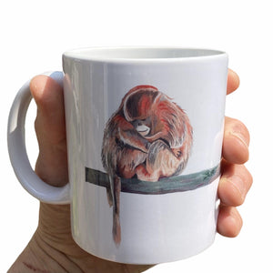 personalised monkey mug