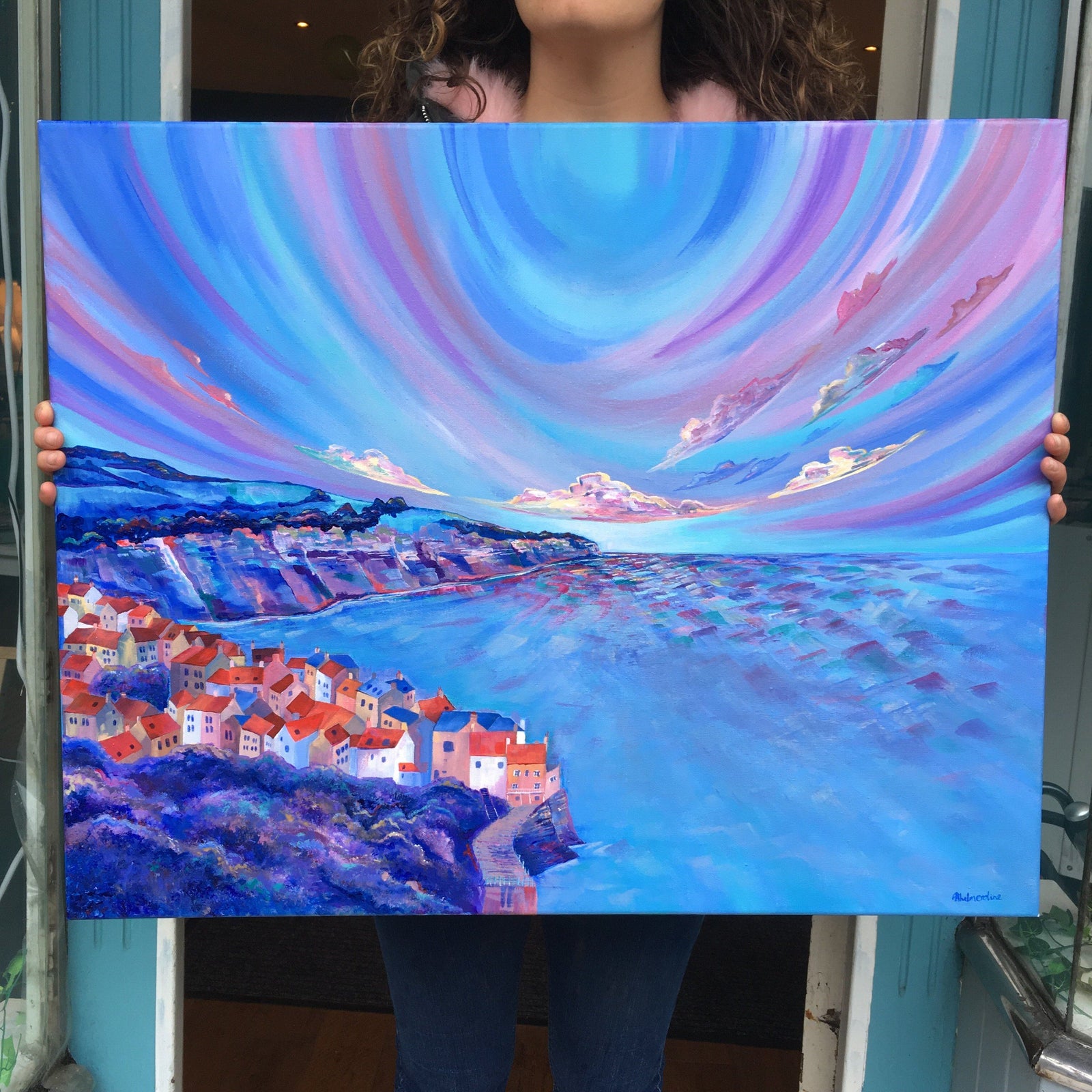 Robin Hoods Bay Yorkshire Original Artwork