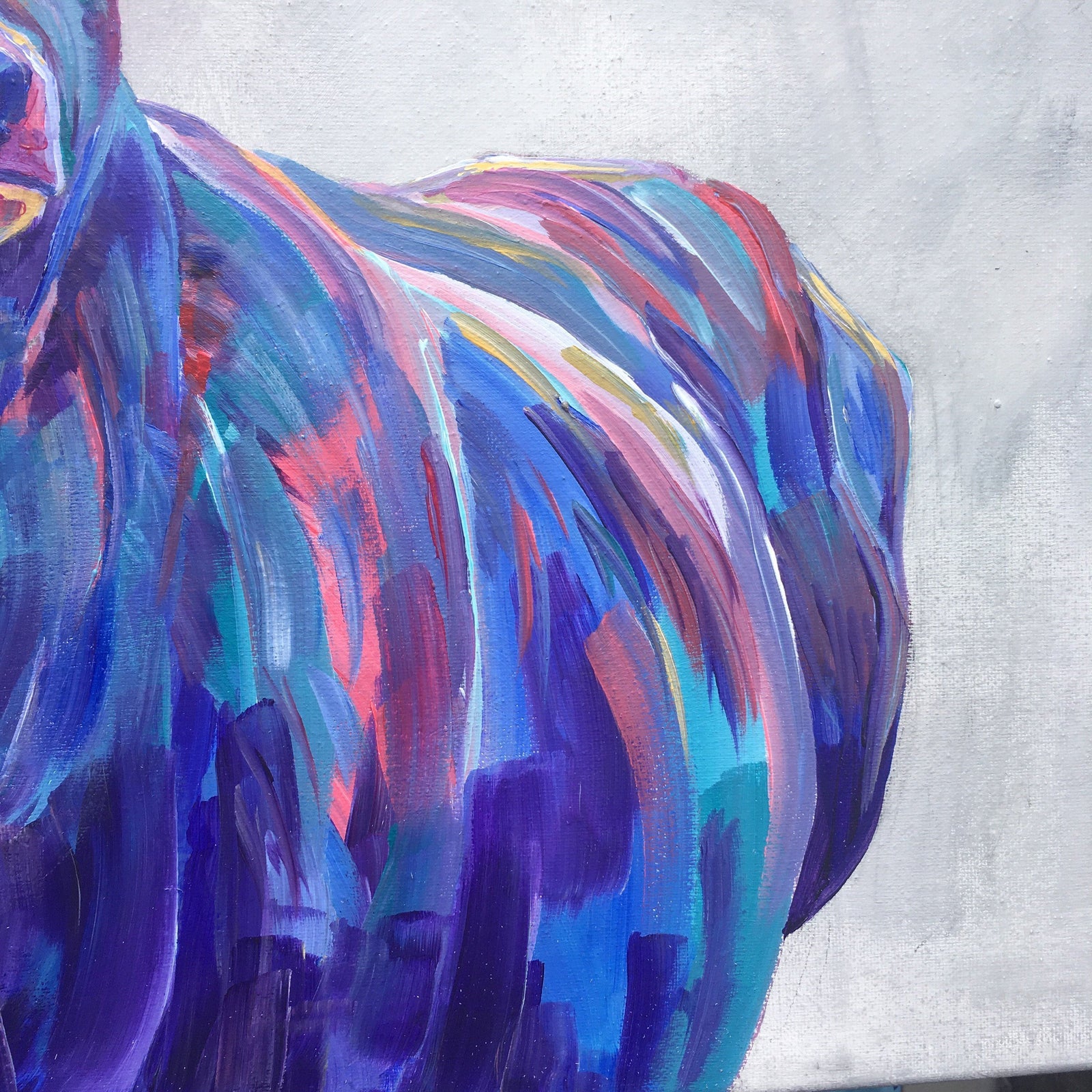 Highland Stag Original Artwork