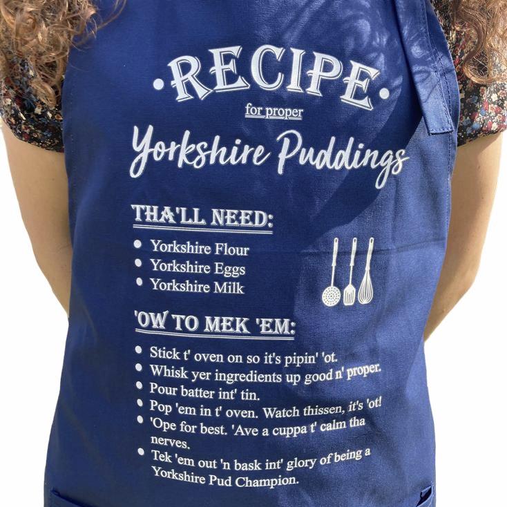 Yorkshire Dialect Adult Apron Recipe