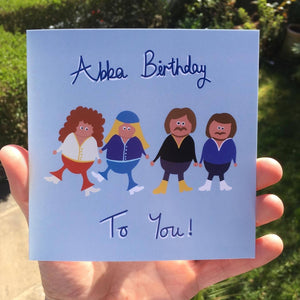 Abba Birthday Greeting Card
