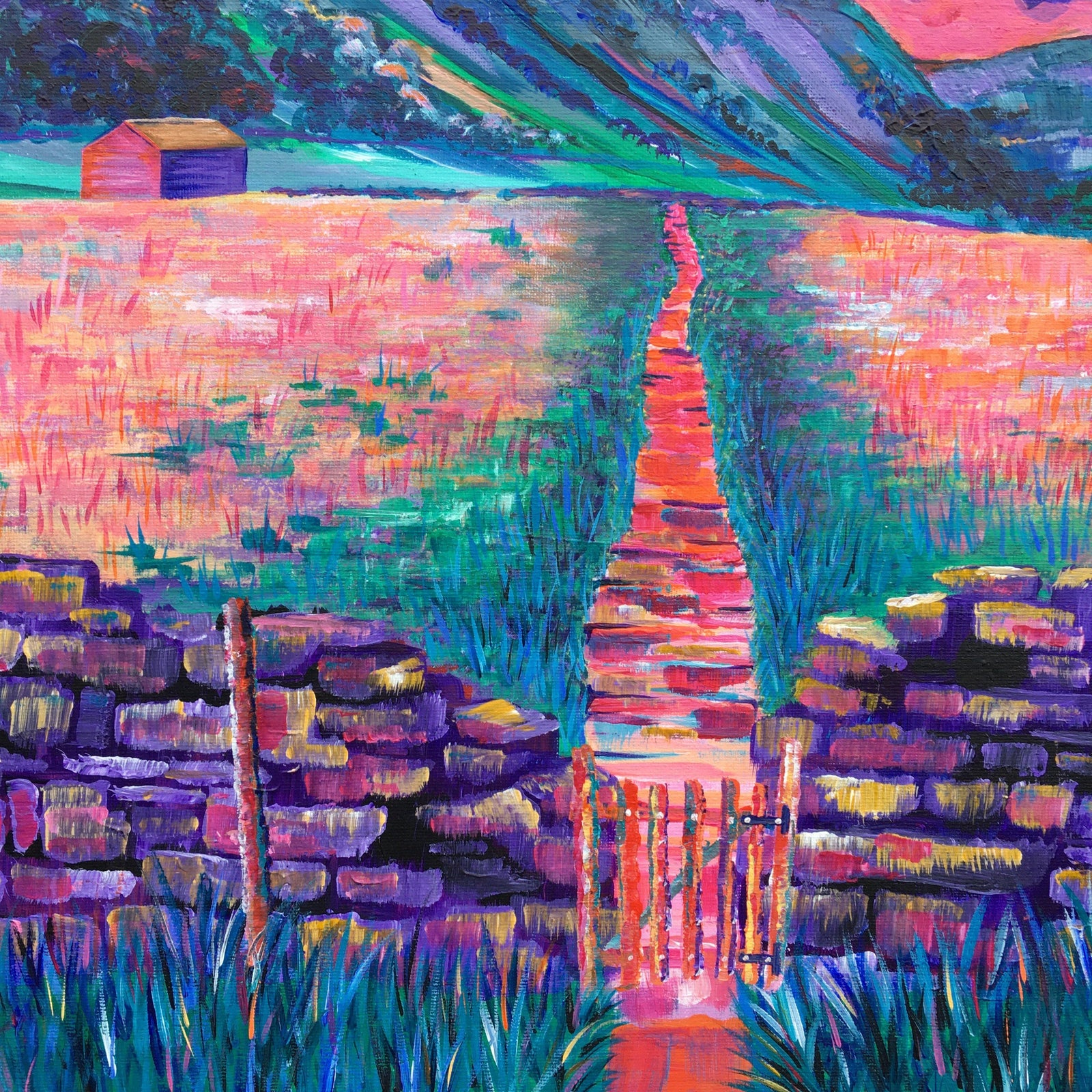 Yorkshire Dales Swaledale Original Artwork