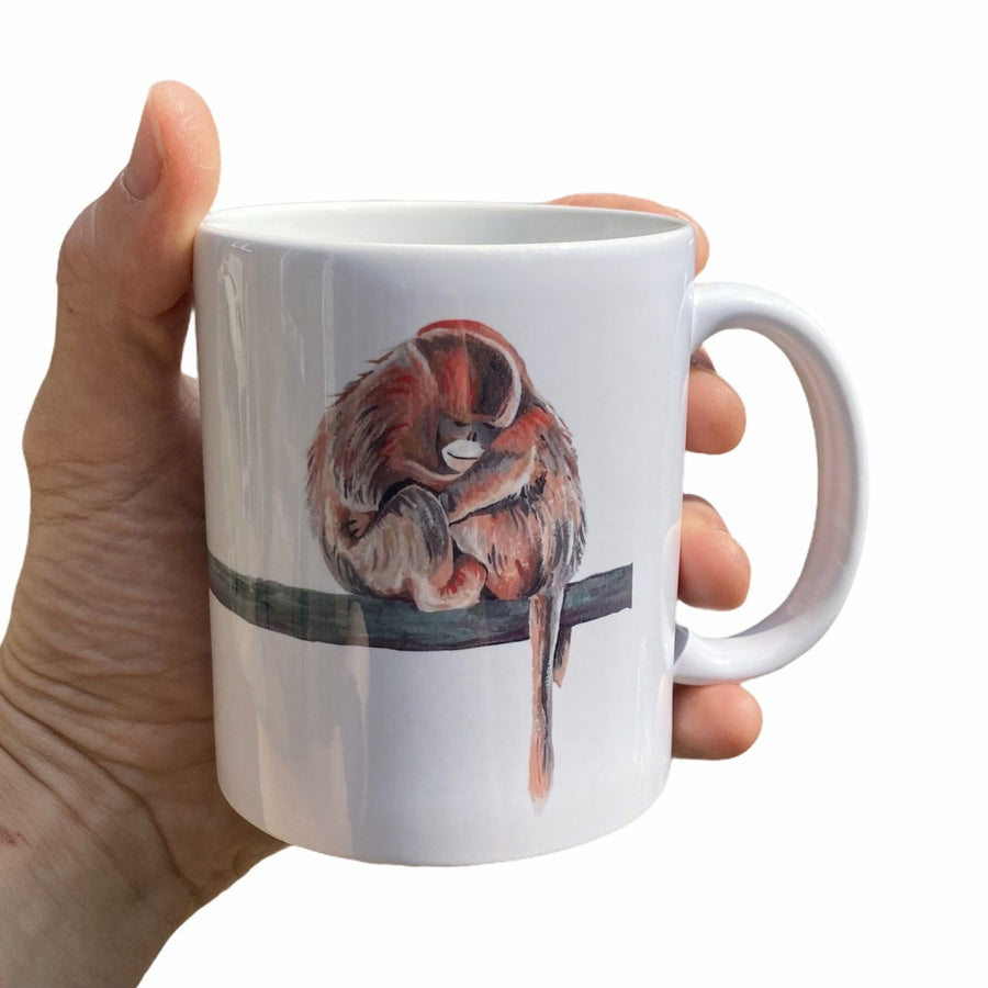 personalised monkey mug
