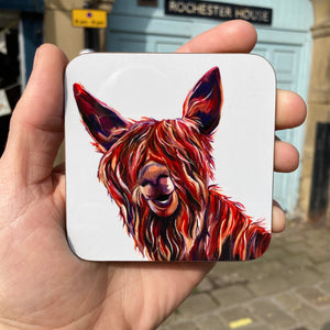 Alpaca Funny Painting Coaster
