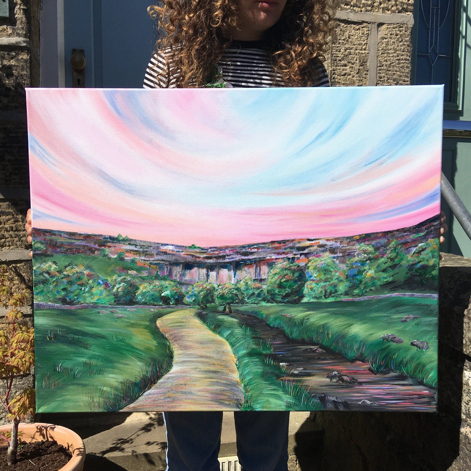 Malham Cove North Yorkshire Original Artwork